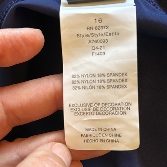 High waisted control top Swim bottoms size 16 - Picture 8 of 9